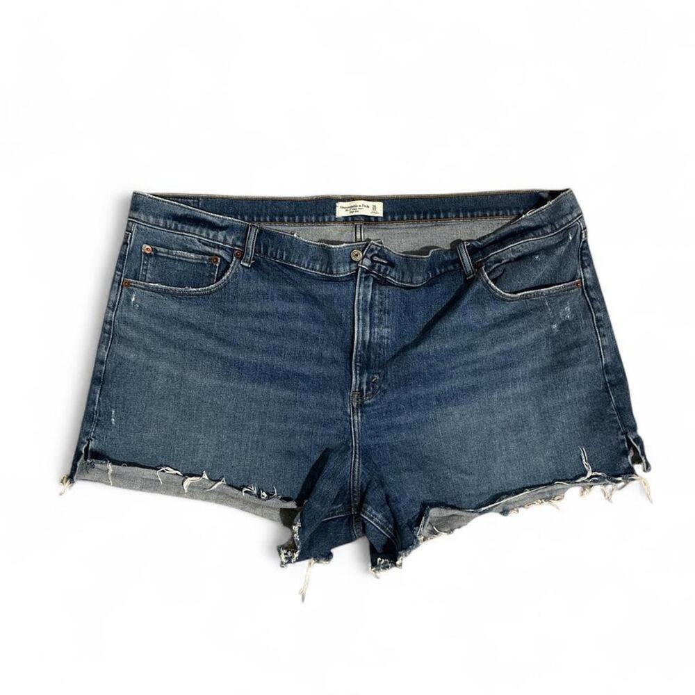 Abercrombie & Fitch denim cut off shorts Women 36"